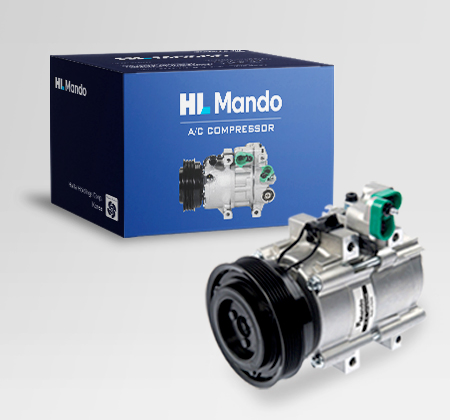 Pre-filled Oil New Mando 10A1070 AC Compressor with Clutch Original Equipment 